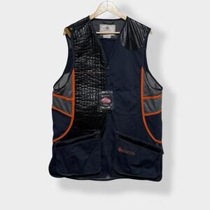 Beretta Shooting Vest Blue Orange Mesh 2XL Men’s